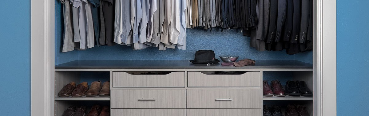 Small Closet Storage System