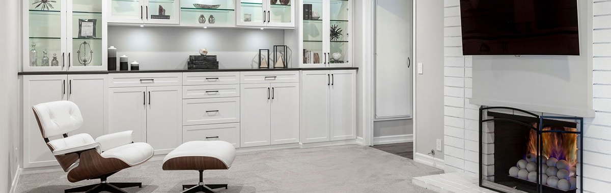 Living Room Storage Cabinet System