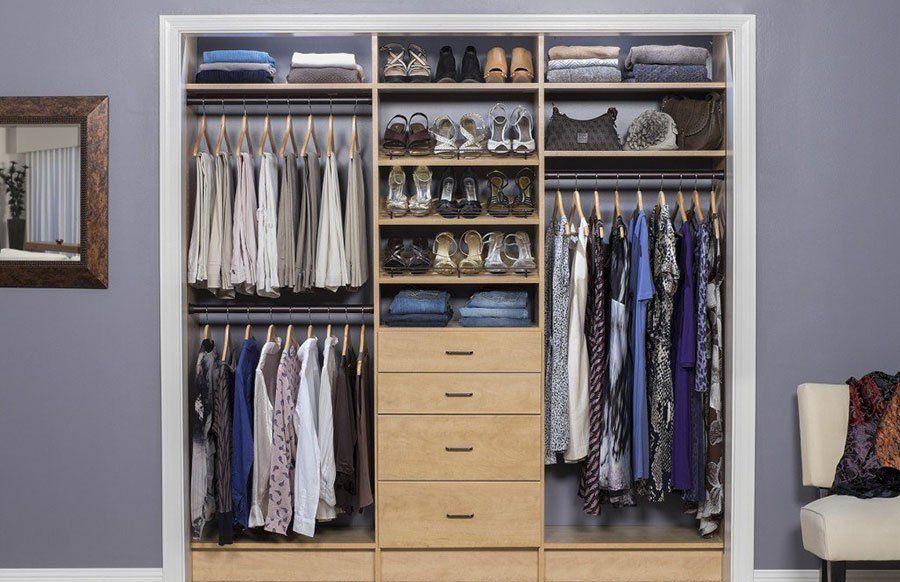 Secret Modern Woman's Reach-In Closet