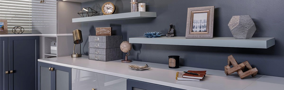 Custom Home Office Cabinet System