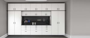 Home Office Woodinville WA White exterior of the kitchen cabinate